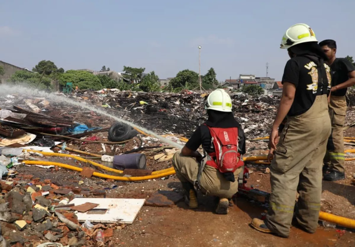 Lapak Sampah Terbakar, Pengelola Ilegal Dipanggil PPNS