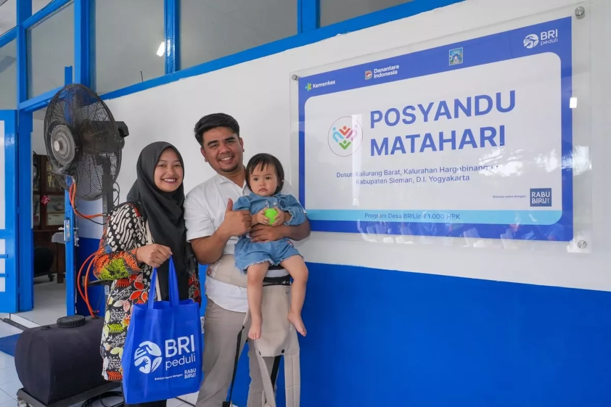 BRI Peduli Perkuat Layanan Kesehatan Ibu dan Anak melalui Posyandu Matahari di Desa Brilian Hargobinangun Sleman