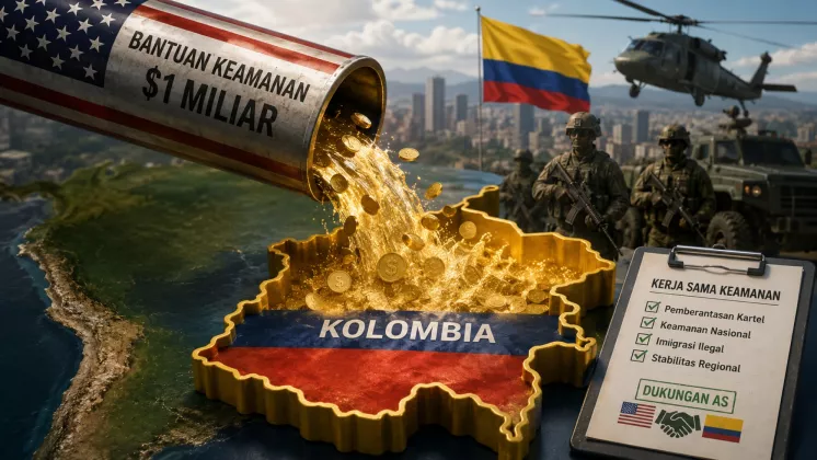 Kolombia Punya Presiden Sayap Kanan Baru, AS Kucurkan Bantuan Keamanan $1 Miliar
