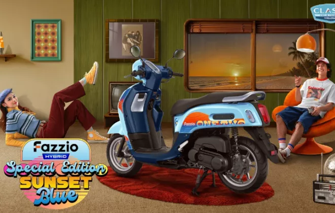 Yamaha Fazzio Sunset Blue Hadir, Ada Giveaway Motor Gratis untuk Anak Muda