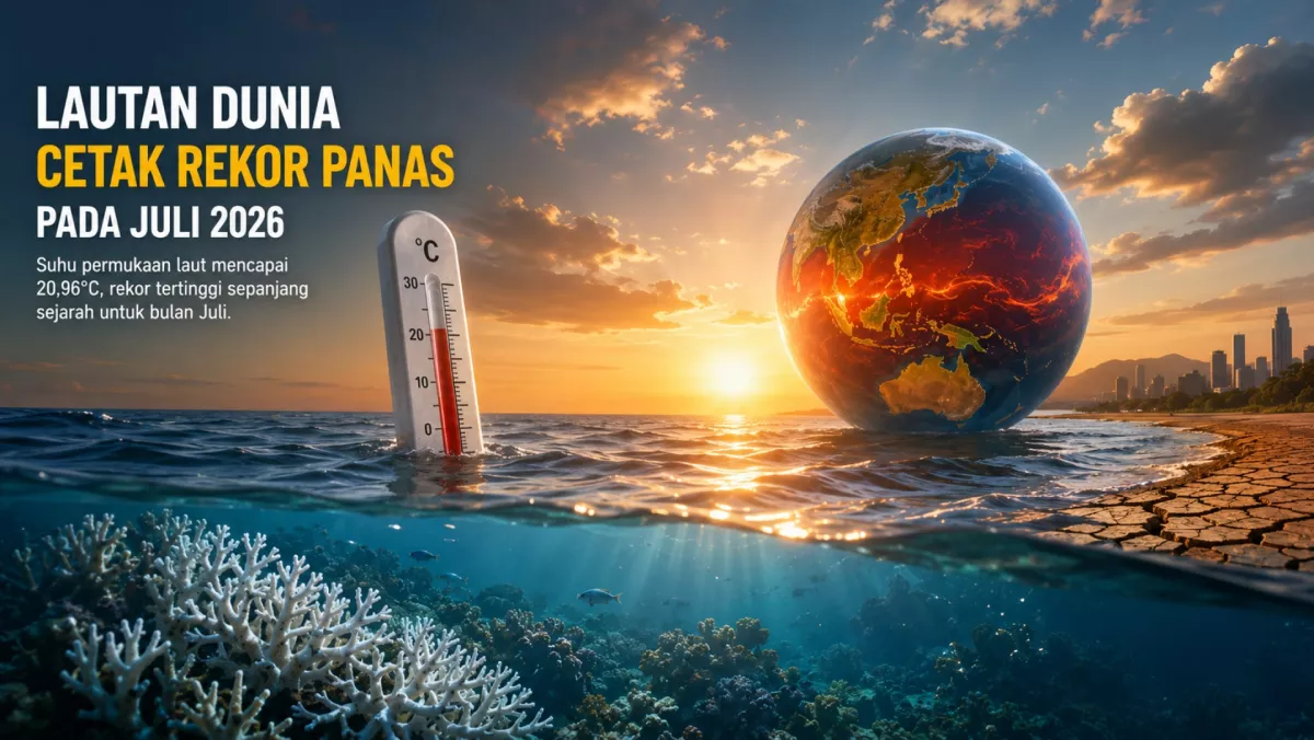 Lautan Dunia Cetak Rekor Panas pada Juli 2026, Ini Dampaknya bagi Bumi