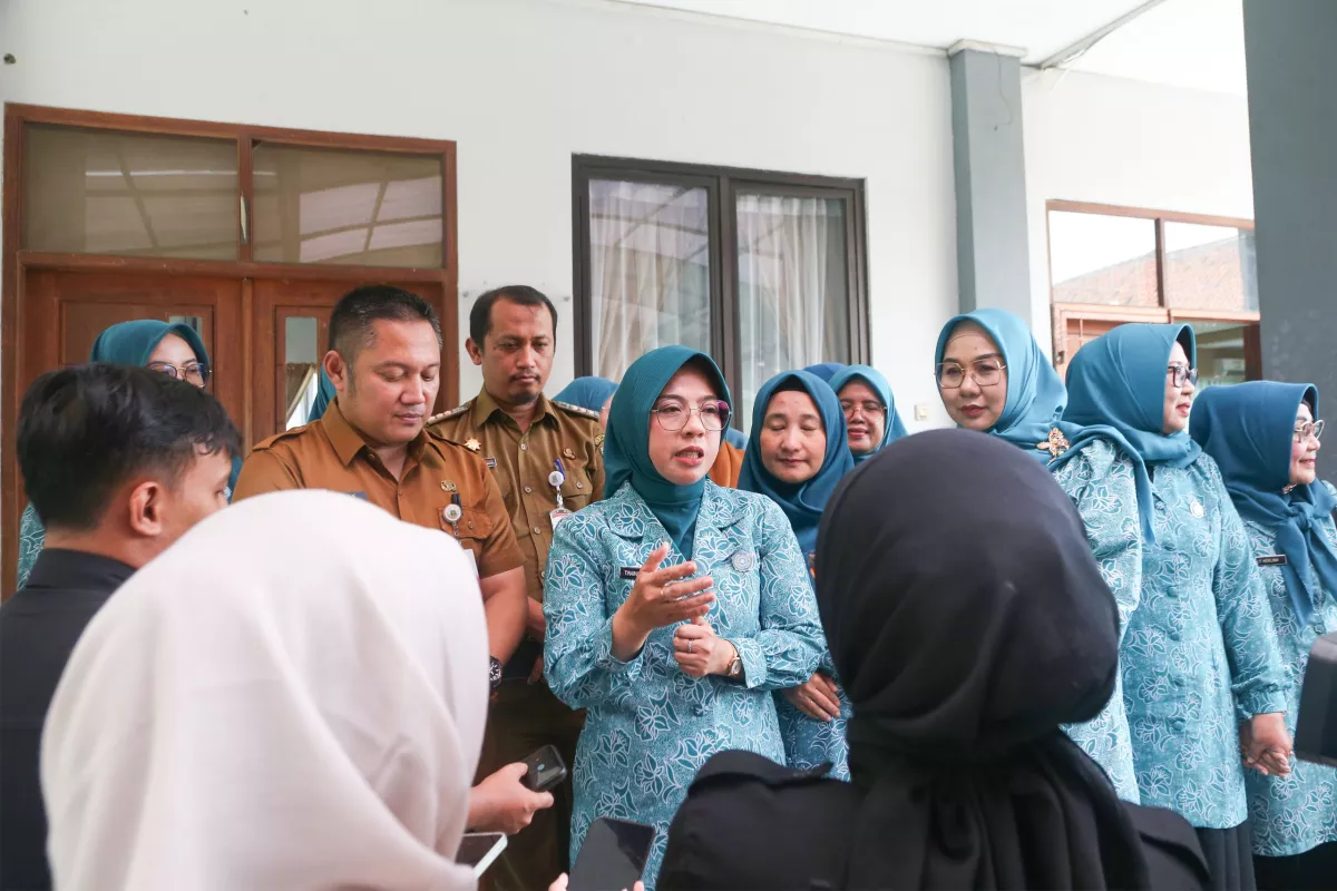 PKK Mengajar di SMKN 1 Tangerang, Tinawati Andra Soni Dorong Kolaborasi Ciptakan Sekolah Ramah Anak