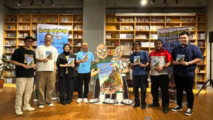 JNE dan Grasindo Rilis Buku 'Pengantar Kebahagiaan', Angkat Kisah Haru dan Lucu Kurir