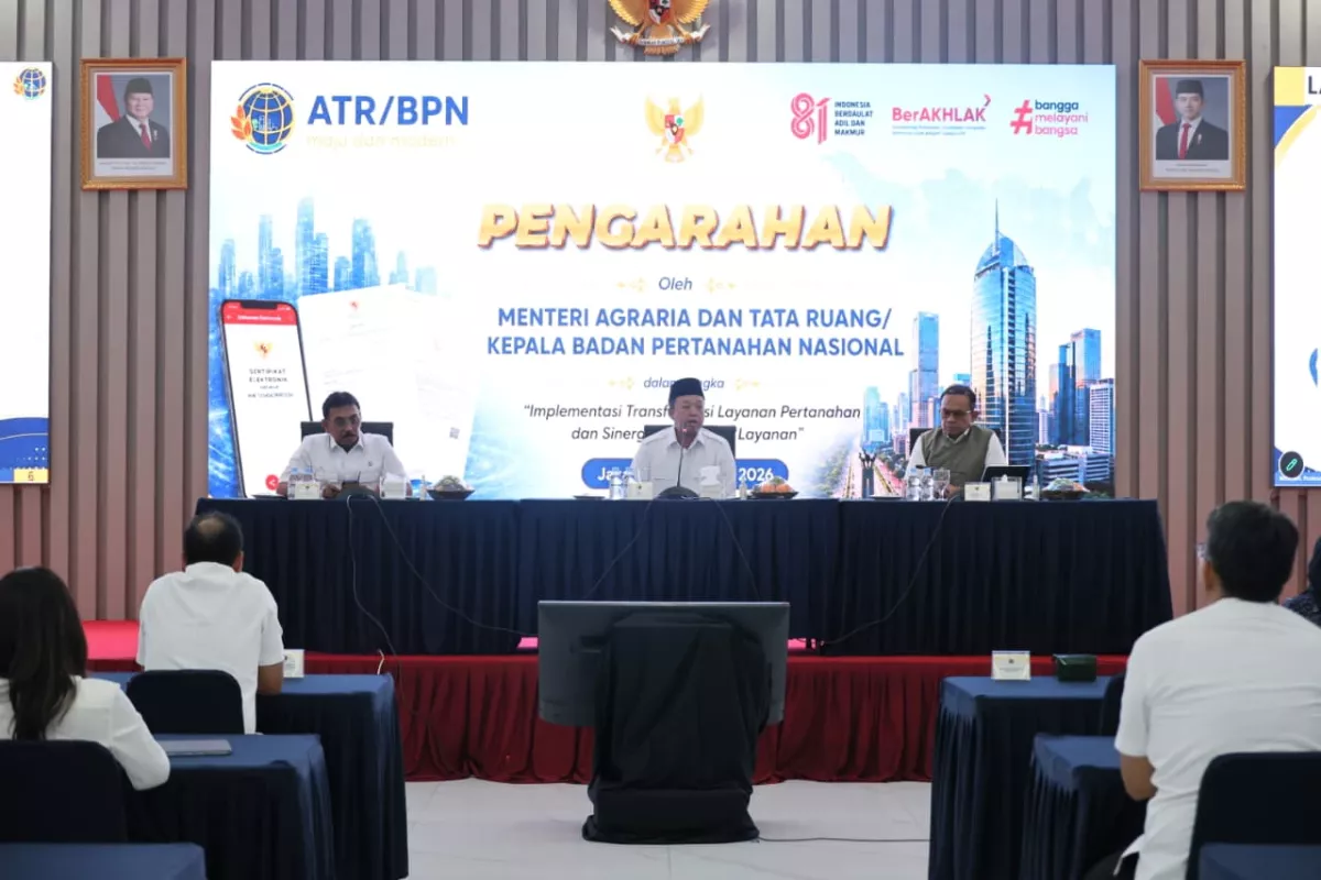 Sebarkan Semangat Transformasi Layanan Pertanahan, Menteri Nusron: Untuk Memberikan Kepastian kepada Masyarakat