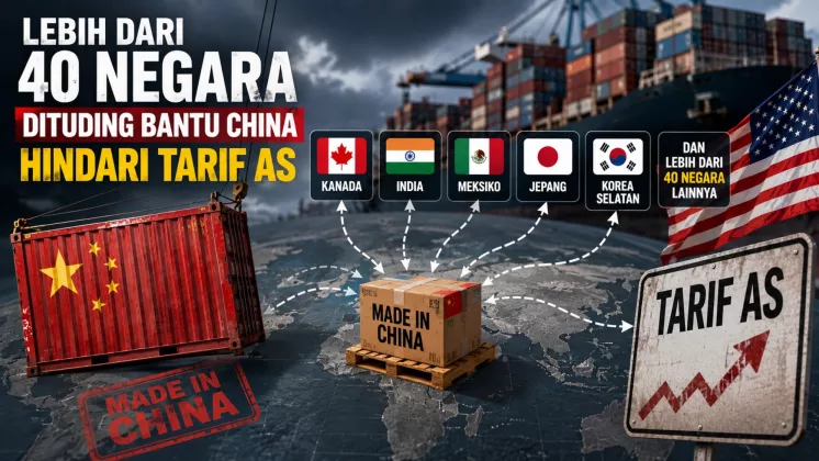 Lebih dari 40 Negara Dituding Bantu China Hindari Tarif AS