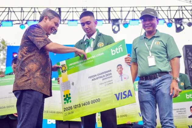 BTN Perluas Ekosistem Kampus, 9.800 KTM Co-Branding Diluncurkan di USU