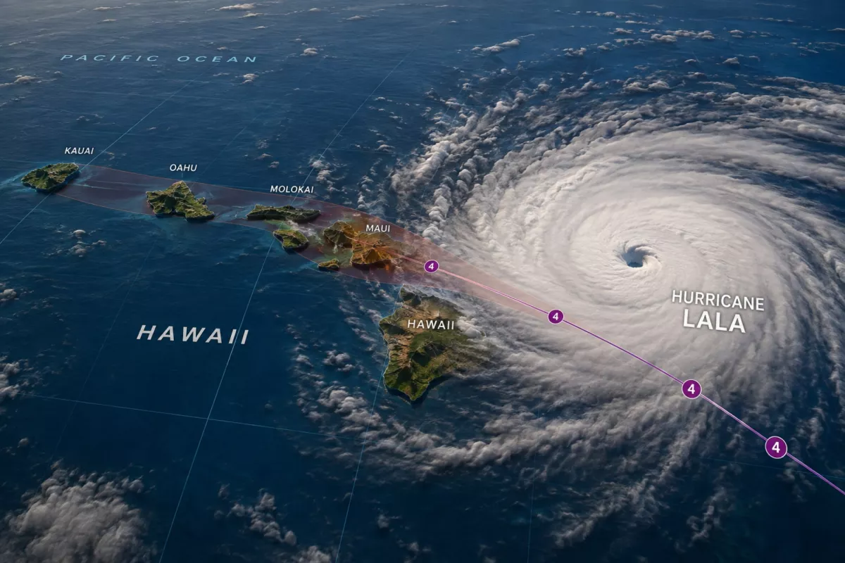 Hurricane Lala Terjang Hawaii, Penerbangan Dibatalkan dan Warga Diminta Berlindung