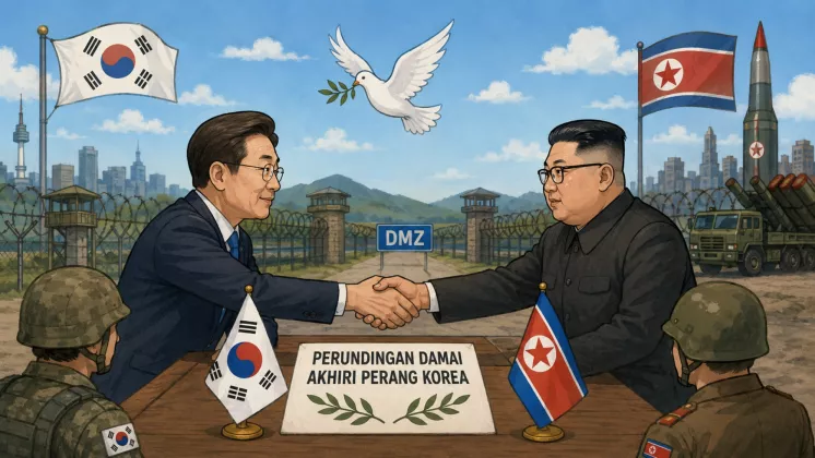 Korea Selatan Usulkan Perundingan Damai untuk Akhiri Perang dengan Korea Utara