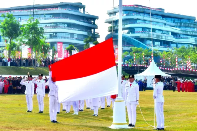 HUT RI ke-81 di IKN Meriah, 3.500 Orang Hadiri Upacara Kemerdekaan