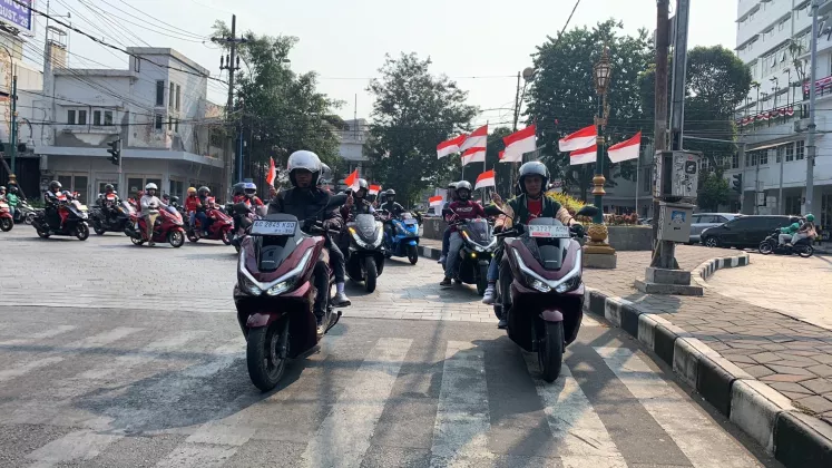 Ribuan Bikers Honda PCX Rayakan HUT RI ke-81 Lewat Convoy Merdeka 2026