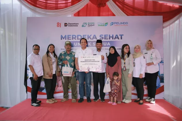 Pelindo Terminal Petikemas Gelar Pemeriksaan Kesehatan untuk 200 Balita dan Lansia di Kawasan Pelabuhan