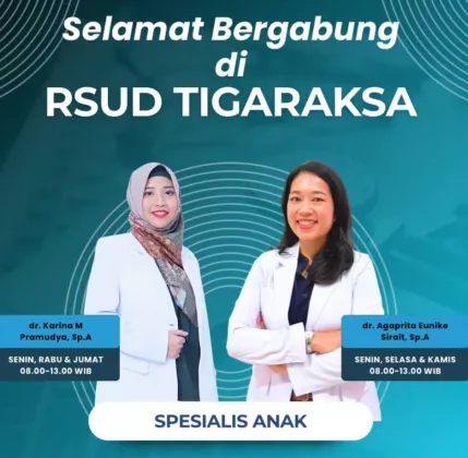 RSUD Tigaraksa Perkuat Pelayanan Kesehatan Anak dengan Kehadiran Dokter Spesialis Anak