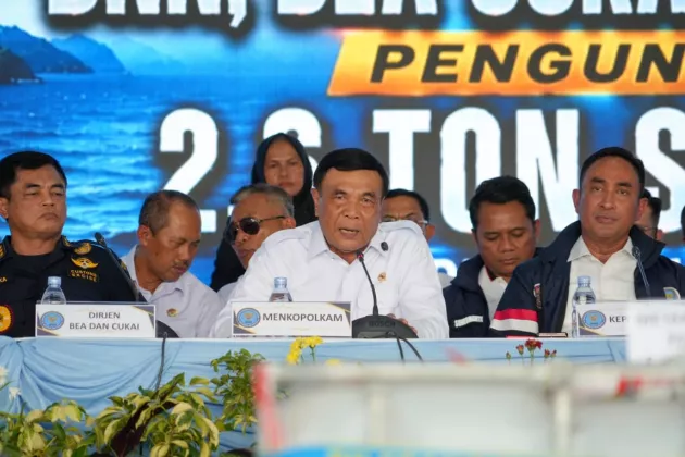 Menko Polkam: Indonesia Tidak Boleh Jadi Area Transit, Penyimpanan, dan Pasar Jaringan Narkoba