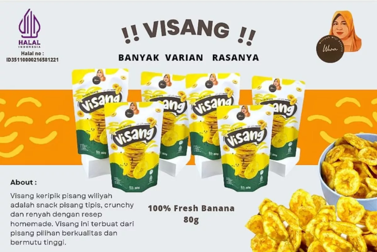 Sentuhan Rumah BUMN BRI Antar Keripik Pisang Lokal Tembus Malaysia dan Hong Kong