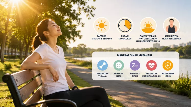 Jangan Terlalu Lama, Ini Durasi Paparan Sinar Matahari yang Dibutuhkan Tubuh