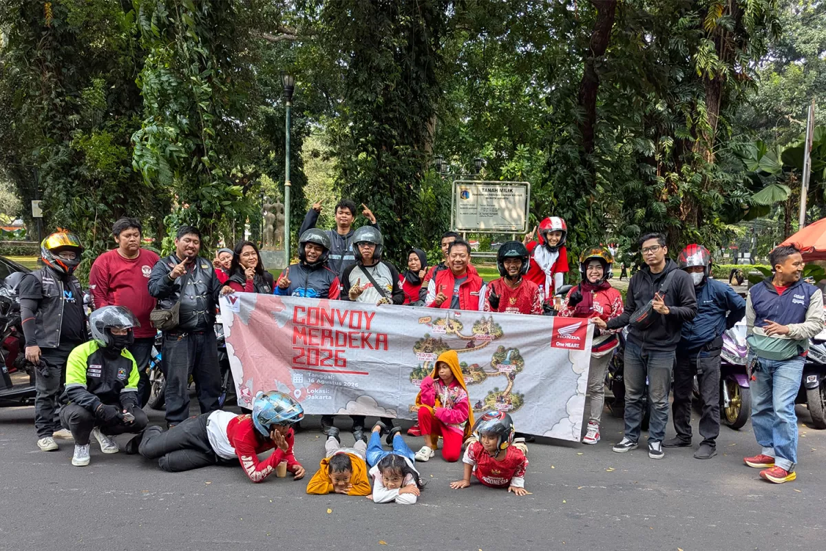 Honda Community Convoy Merdeka 2026, Jelajah Sejarah Jakarta Bersama Komunitas Honda