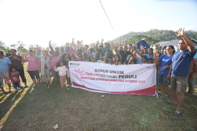 TelkomGroup Salurkan Bantuan Kemanusiaan Rp1,3 Miliar untuk Masyarakat Terdampak Gempa NTT