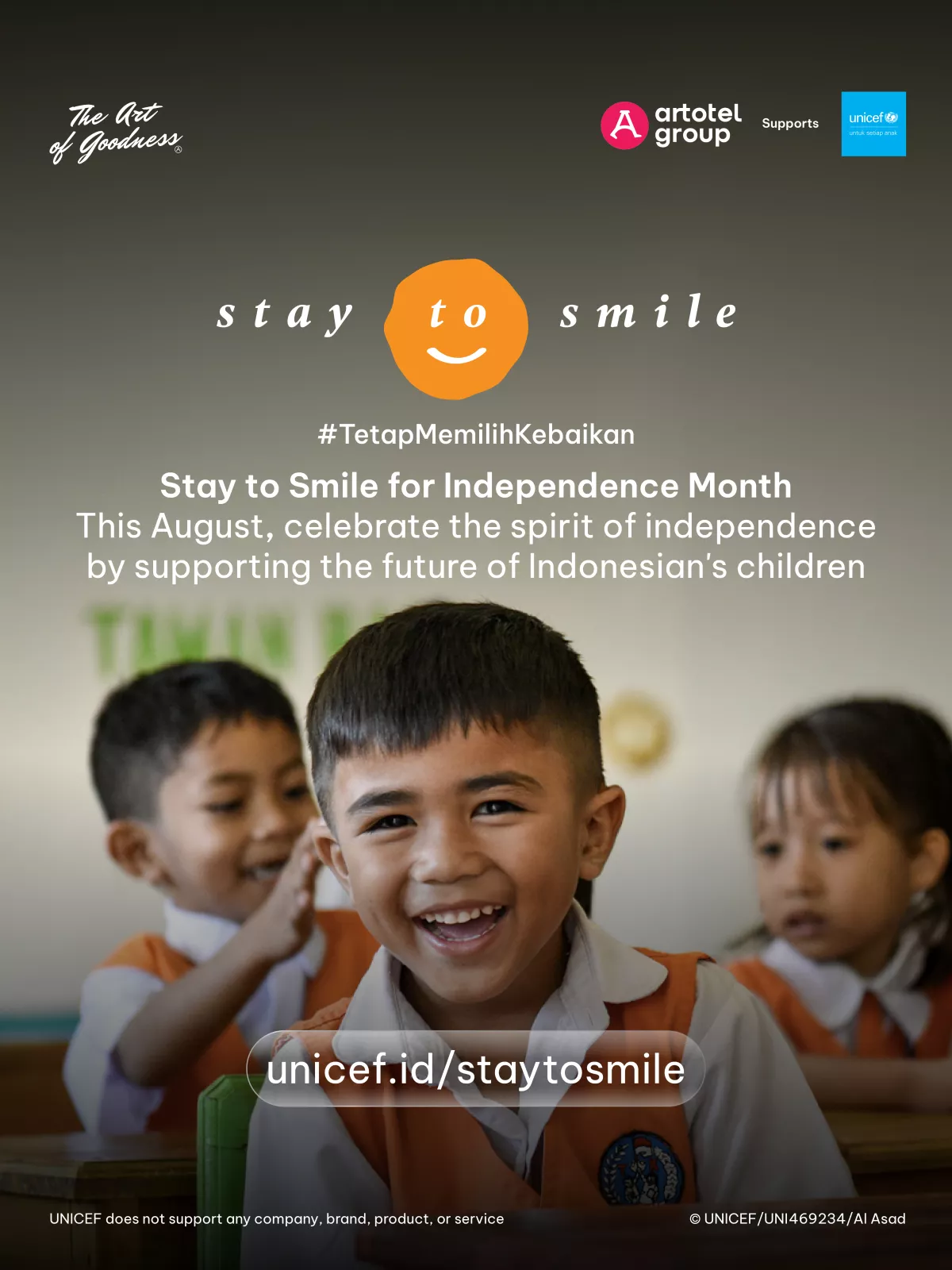ARTOTEL Casa Hangtuah Berpartisipasi dalam Kampanye Stay to Smile untuk Mendukung Masa Depan Anak Indonesia