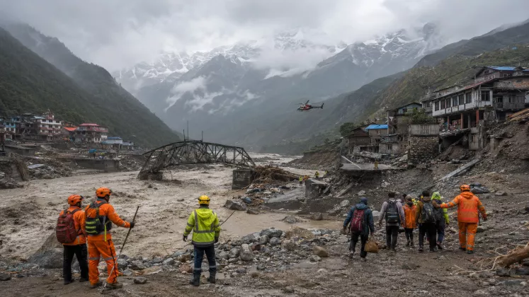 Banjir Bandang Nepal Tewaskan 162 Orang, Ratusan Wisatawan Hilang di Perbatasan Tibet