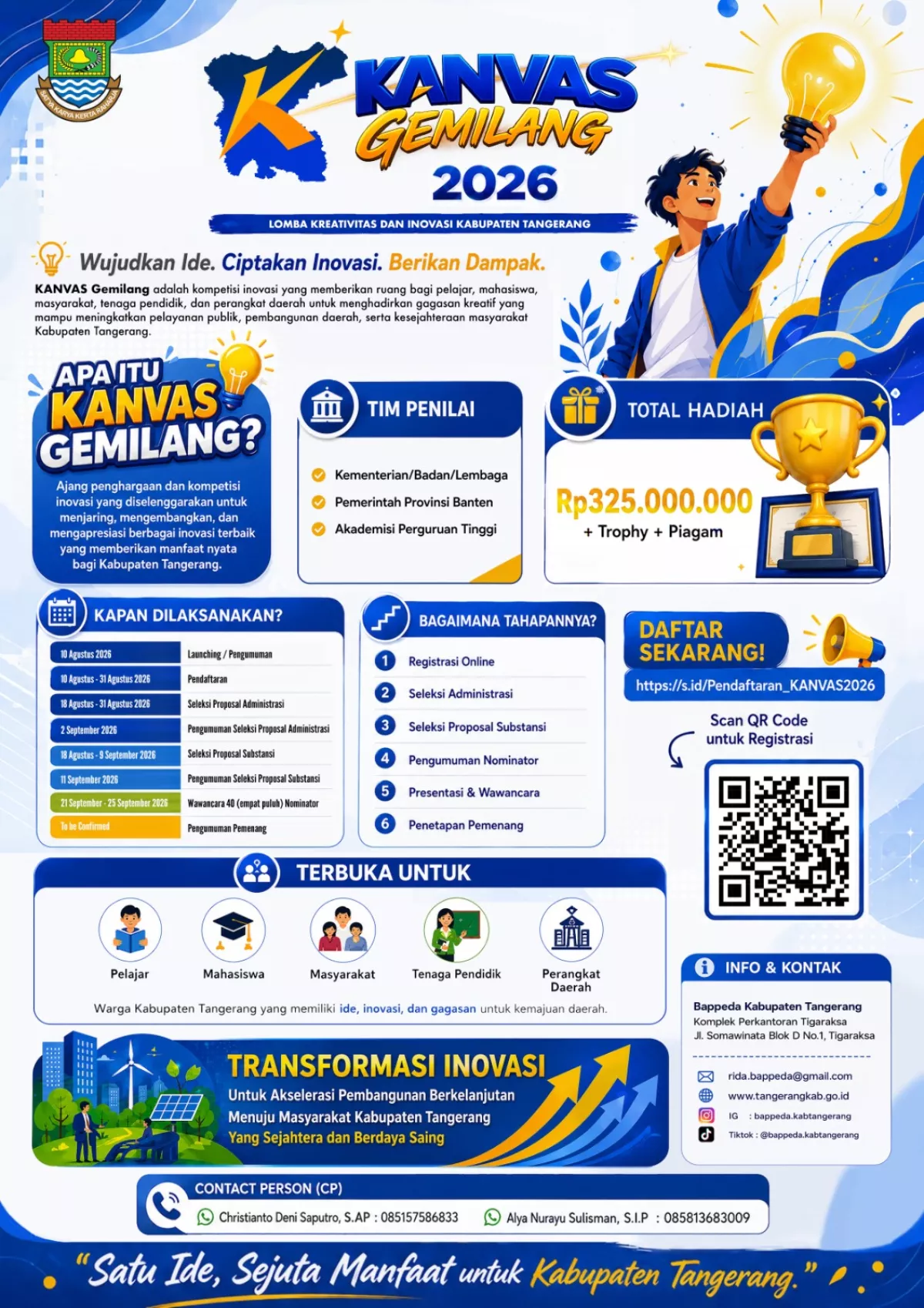 Canvas Gemilang 2026 Dapat Respon Positif dari Masyarakat, Wadah Anak Muda Tuangkan Gagasan