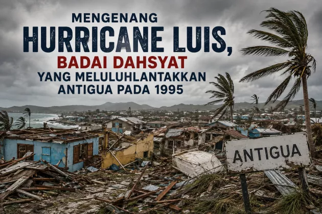 Mengenang Hurricane Luis, Badai Dahsyat yang Meluluhlantakkan Antigua pada 1995