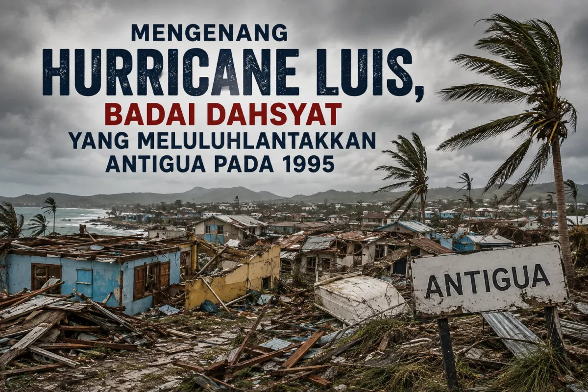 Mengenang Hurricane Luis, Badai Dahsyat yang Meluluhlantakkan Antigua pada 1995