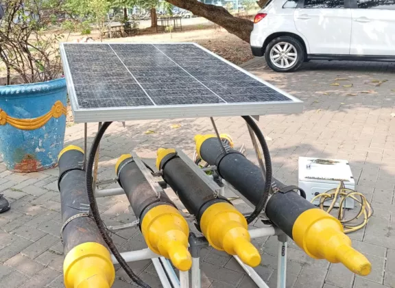 Terapkan Komunikasi Hybrid dan Panel Surya, Mahasiswa ITPLN Bangun Drone Bawah Air
