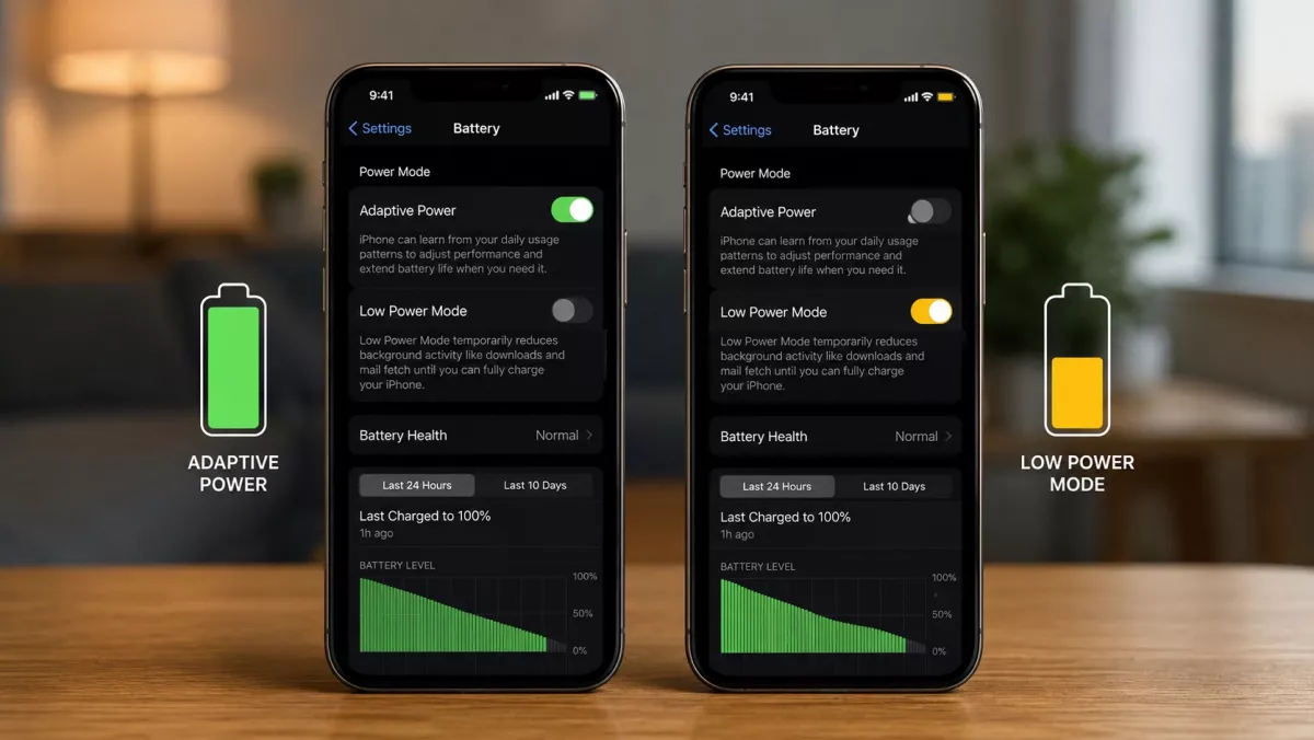 Apa Itu Adaptive Power di iPhone dan Bedanya dengan Low Power Mode?