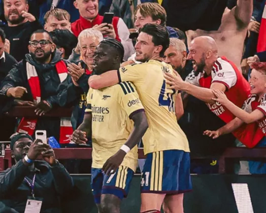 Hasil Arsenal vs Aston Villa 1-0: Bukayo Saka Jadi Penentu