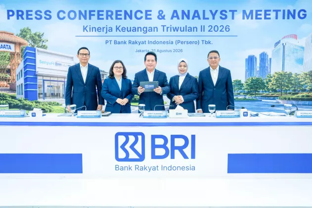 Konsisten Jadi Penggerak Ekonomi Kerakyatan, BRI Bukukan Laba Rp31,2 Triliun pada Triwulan II 2026