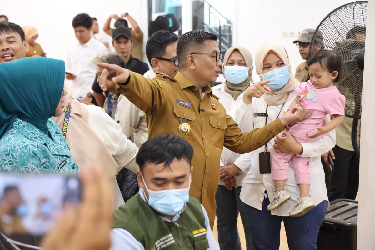 Tak Sekadar Kejar Target Nasional, Gubernur Andra Soni Ingin Seluruh Warga Banten Sehat Lewat CKG