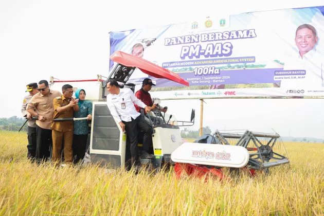 Gubernur Andra Soni Tegaskan Para Petani di Banten Harus Sejahtera dan Terapkan Pertanian Modern