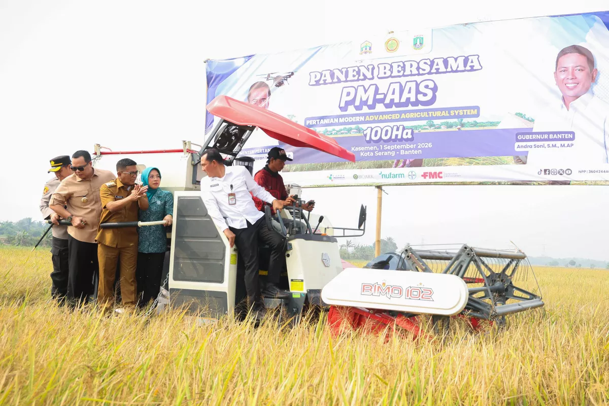 Gubernur Andra Soni Tegaskan Para Petani di Banten Harus Sejahtera dan Terapkan Pertanian Modern
