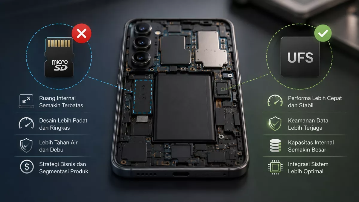 Mengapa Slot microSD Perlahan Menghilang dari HP Modern?