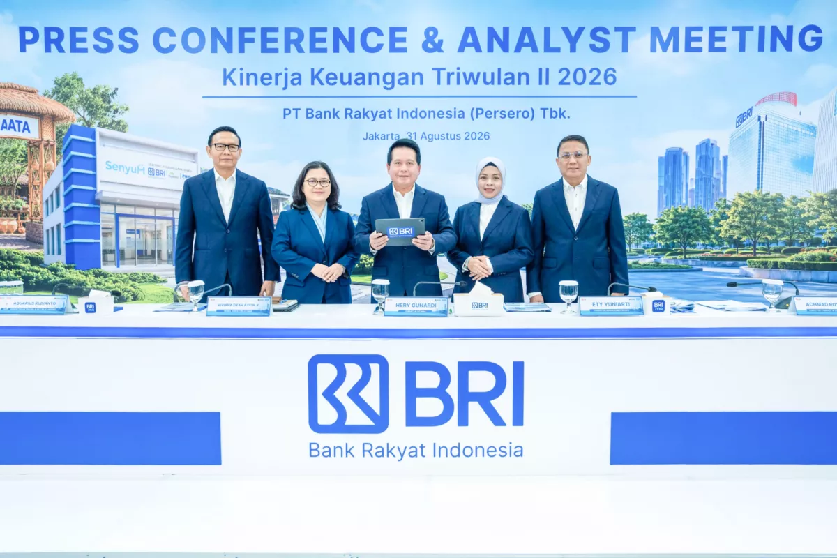Transformasi di Bawah Manajemen Baru Mulai Berbuah Manis, BRI Catat Kinerja Solid di Triwulan II 2026