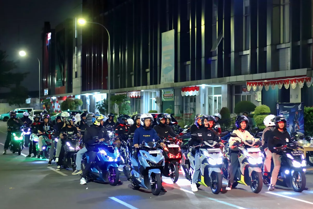 New Vario EVO 160 Night Ride ‘Leave It Behind’, WMS Ajak Komunitas Menikmati Serunya Riding Malam