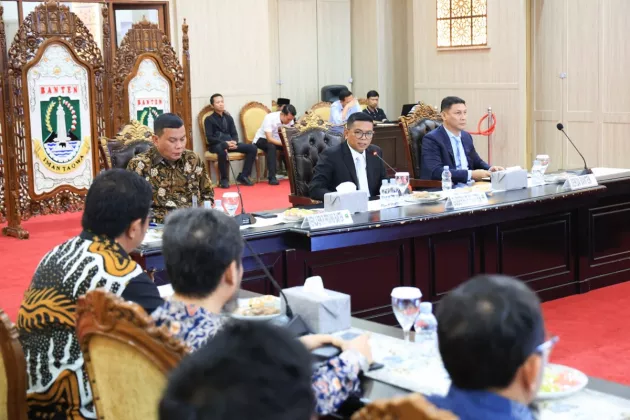 Entry Meeting Pemeriksaan BPK Semester II, Gubernur Andra Soni Minta Perangkat Daerah Responsif Sajikan Data