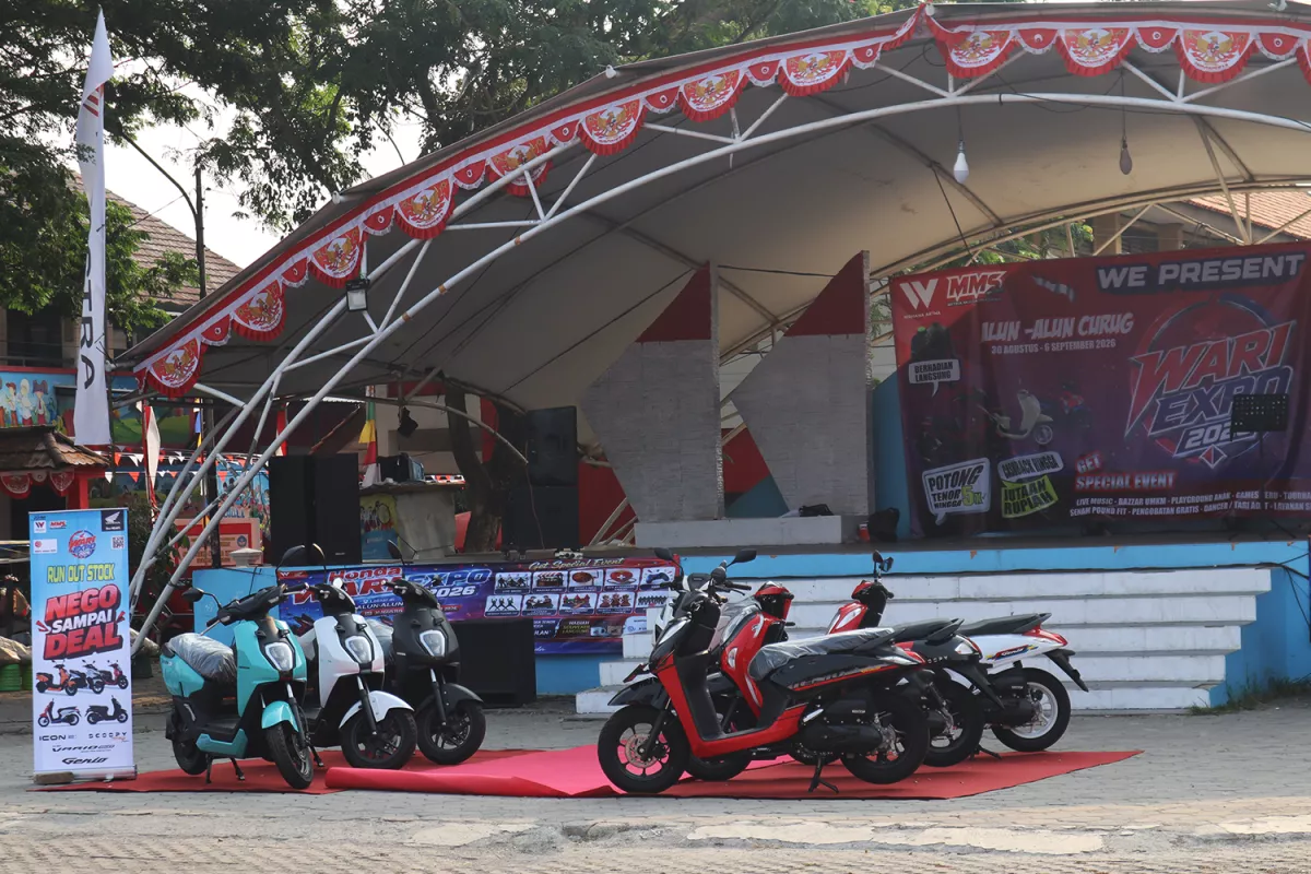 WARI Expo 2026 Hadir di Curug, Ada Promo DP Motor Honda Mulai Rp600 Ribu