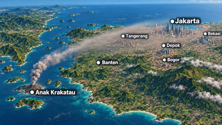 Abu Vulkanik Anak Krakatau Capai Jabodetabek, Apa Bahayanya bagi Kesehatan?
