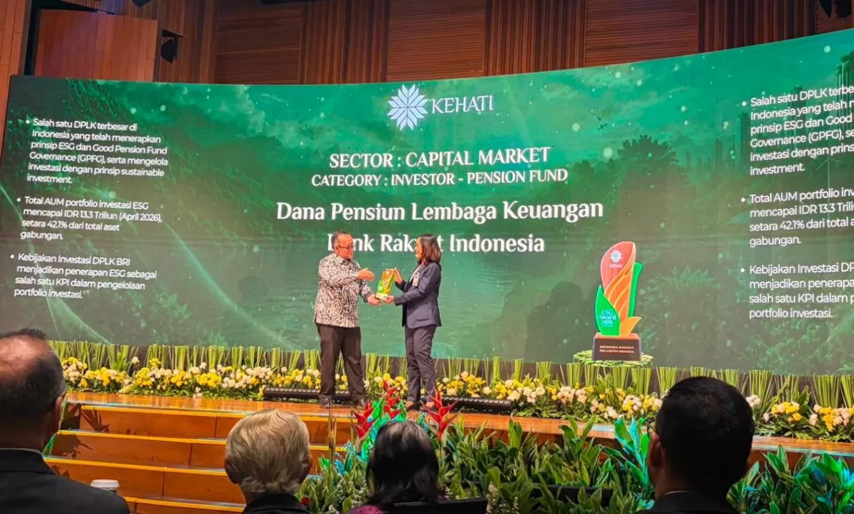 Konsisten Perkuat Investasi Berkelanjutan, DPLK BRI Raih Kehati ESG Award 2026