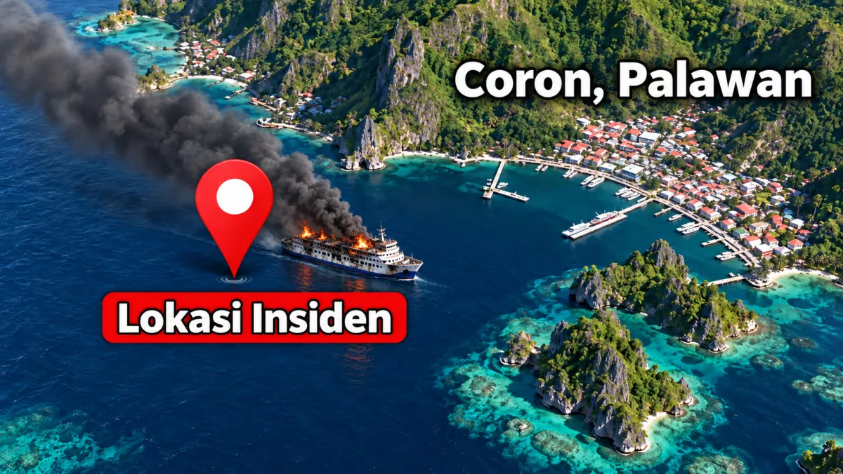 Kapal Feri Terbakar di Filipina, Lima Orang Tewas dan 86 Hilang