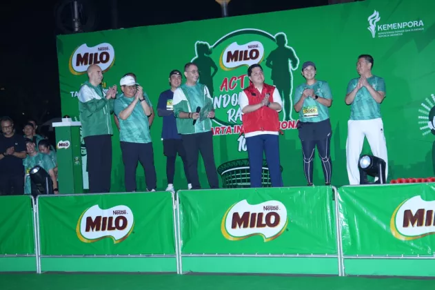 Menpora Erick Lepas 25 Ribu Peserta Milo Activ Indonesia Race 2026 di Jakarta