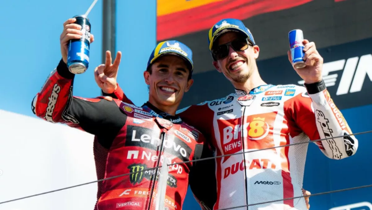 Marquez Bersaudara Cetak Finis 1-2 di Misano, Alex Rayakan Podium Emosional