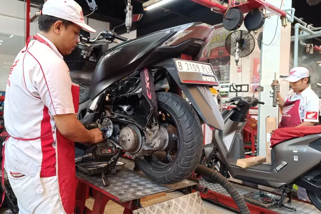 Promo Harpelnas Honda, Servis Motor Dapat Diskon Jasa 20 Persen di 284 AHASS Jakarta-Tangerang