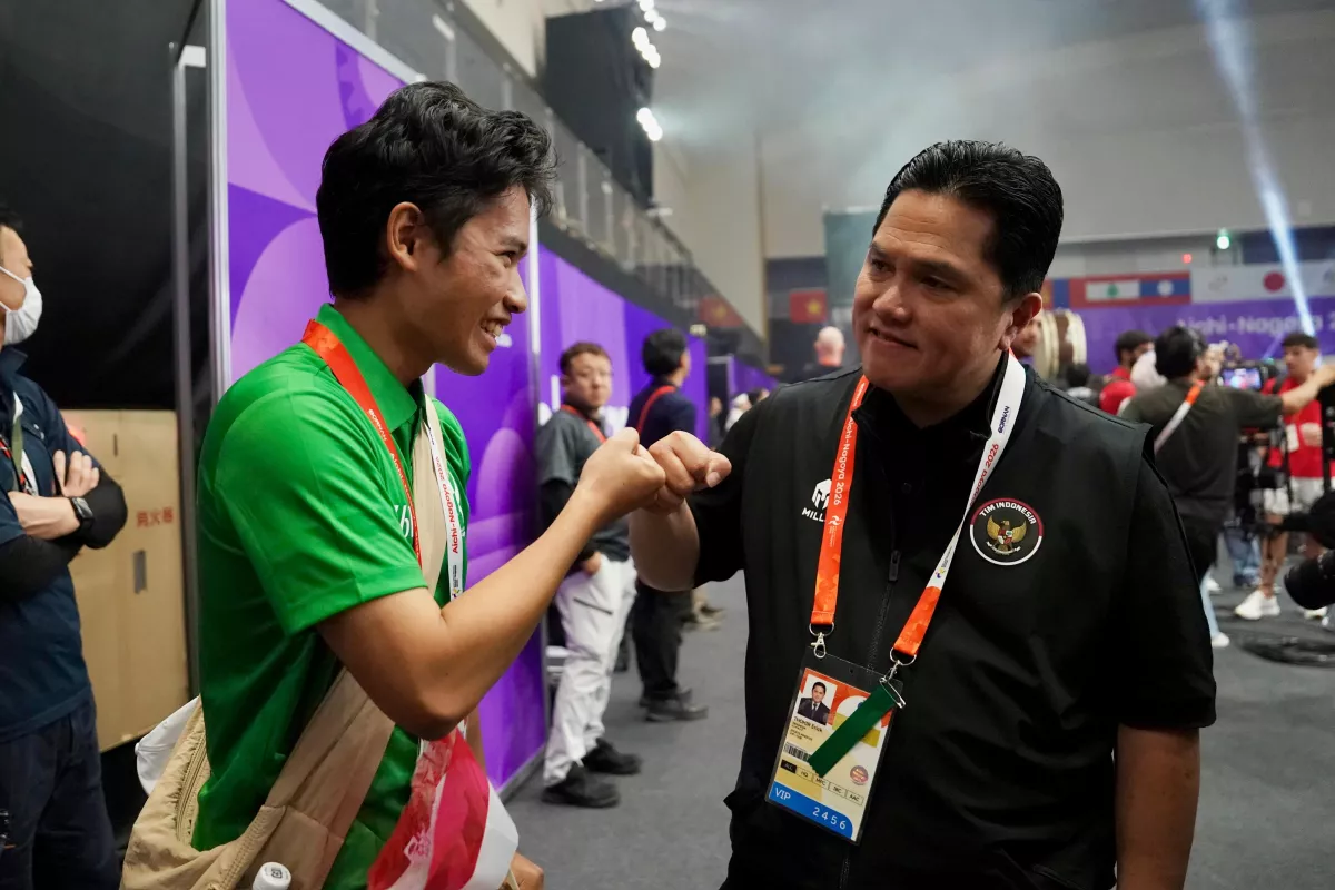 Menpora Erick Saksikan Langsung Perjuangan Sumaya, Teqball Hadirkan Perak Pertama untuk Indonesia di Asian Games 2026