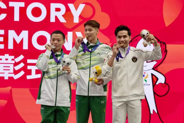 Seraf Naro Siregar Sabet Perunggu Hadirkan Medali Pertama Untuk indonesia di Asian Games 2026 Aichi-Nagoya