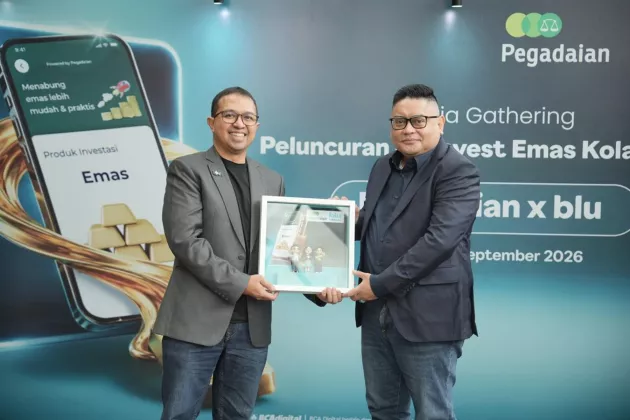 Makin Mudah Investasi Emas, Pegadaian Gandeng blu Lewat bluInvest Emas dengan Modal Rp10 Ribu
