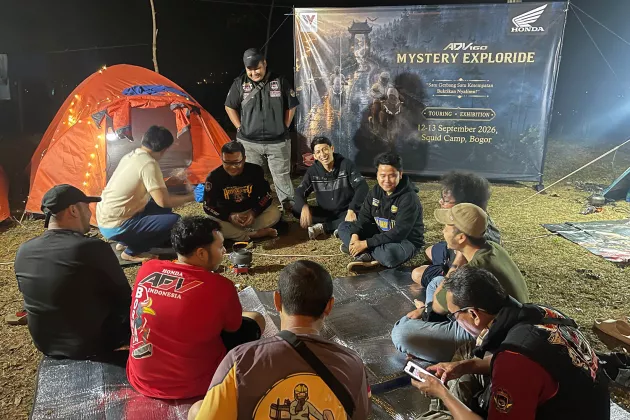 Honda ADV160 Jelajah Dua Alam, Eksplorasi Alam dan Uji Nyali Bersama Komunitas