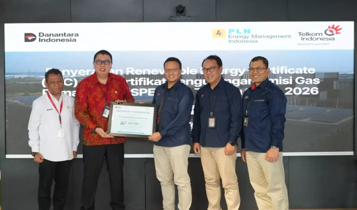 The Telkom Hub Capai Net Zero Emisi, 66 Lokasi PoP Telkom Menggunakan 21 Persen Energi Terbarukan Perkuat langkah Dekarbonisasi