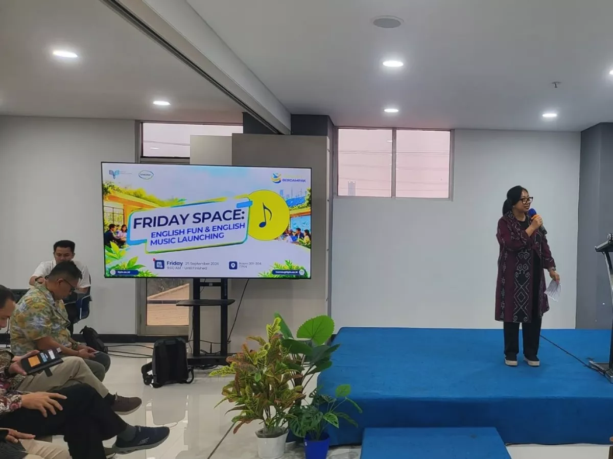 ITPLN Ajak Sivitas Fasih Berbahasa Inggris Lewat Musik dan Nyanyi